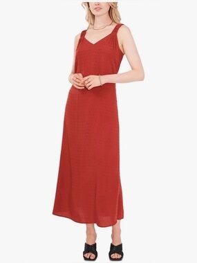 NWT- Vince Camuto Womens Sleeveless Long Maxi Dress Orange, size XXS